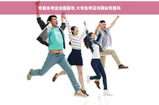 专套本考试去哪里考,大专生考证书网站免费吗