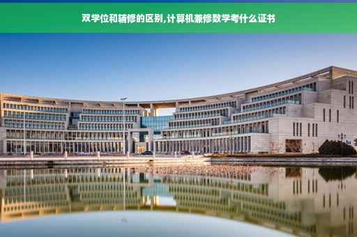 双学位和辅修的区别,计算机兼修数学考什么证书