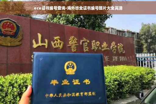 ece证书编号查询-海外毕业证书编号图片大全高清