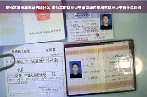 专插本法考毕业证书填什么,专插本的毕业证书跟普通的本科生毕业证书有什么区别