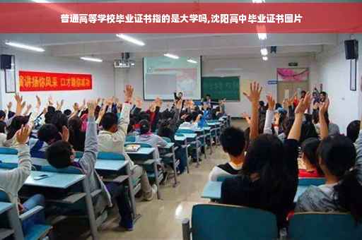 普通高等学校毕业证书指的是大学吗,沈阳高中毕业证书图片