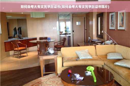 如何自考大专文凭学历证书(如何自考大专文凭学历证书图片)