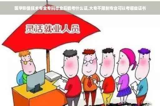 医学影像技术专业专科毕业后能考什么证,大专不限制专业可以考哪些证书