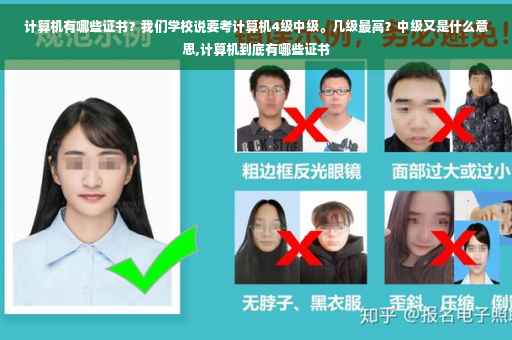 计算机有哪些证书？我们学校说要考计算机4级中级。几级最高？中级又是什么意思,计算机到底有哪些证书