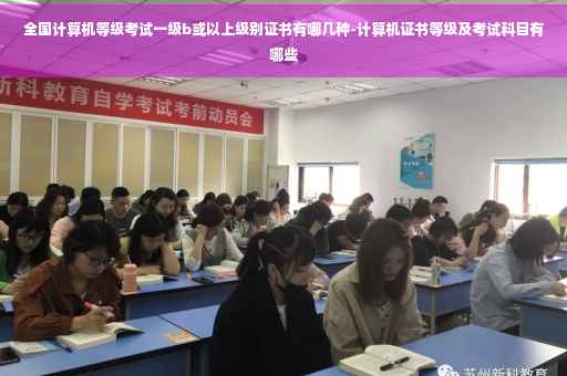 全国计算机等级考试一级b或以上级别证书有哪几种-计算机证书等级及考试科目有哪些