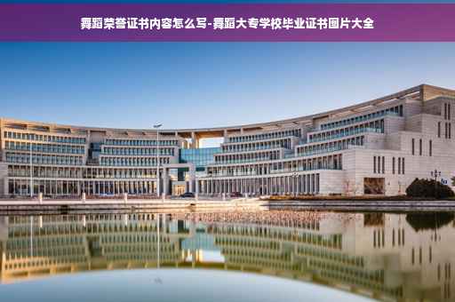 舞蹈荣誉证书内容怎么写-舞蹈大专学校毕业证书图片大全