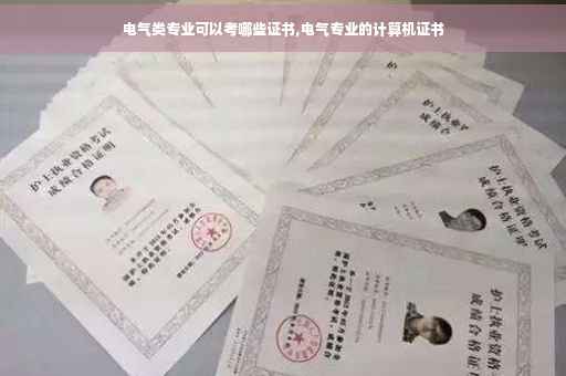 电气类专业可以考哪些证书,电气专业的计算机证书