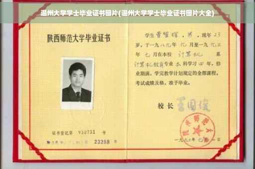 温州大学学士毕业证书图片(温州大学学士毕业证书图片大全)