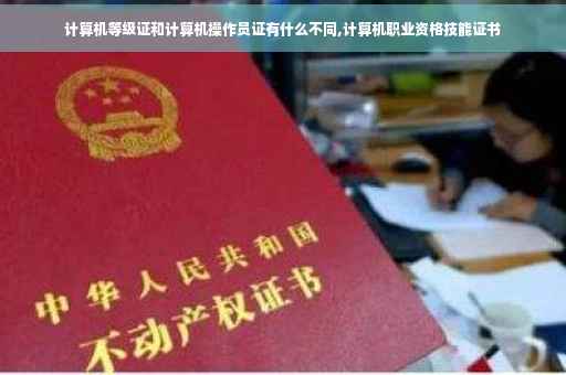 计算机等级证和计算机操作员证有什么不同,计算机职业资格技能证书