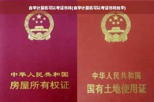自学计算机可以考证书吗(自学计算机可以考证书吗知乎)