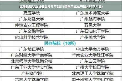 蓝翔技校毕业证书图片样本(蓝翔技校毕业证书图片样本大全)