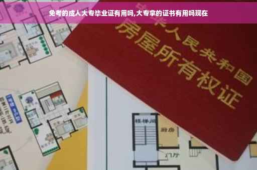 免考的成人大专毕业证有用吗,大专拿的证书有用吗现在