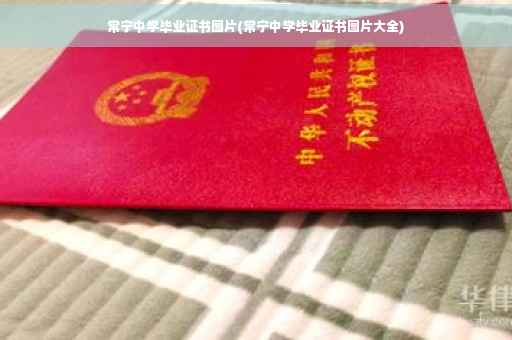 常宁中学毕业证书图片(常宁中学毕业证书图片大全)