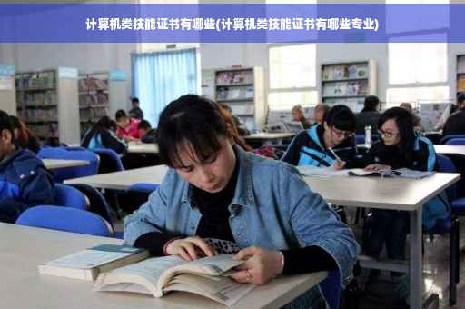 计算机类技能证书有哪些(计算机类技能证书有哪些专业)
