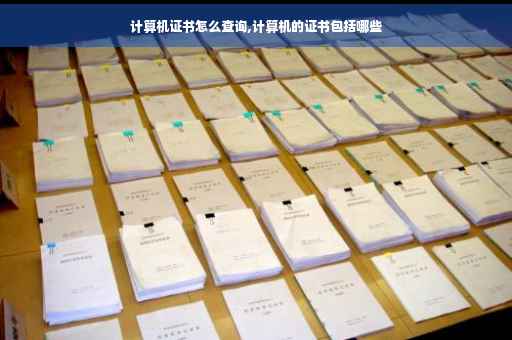 计算机证书怎么查询,计算机的证书包括哪些