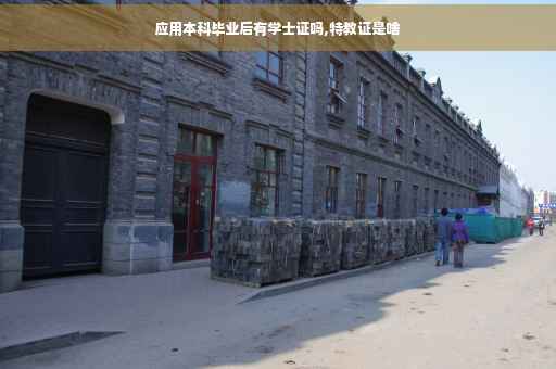 应用本科毕业后有学士证吗,特教证是啥