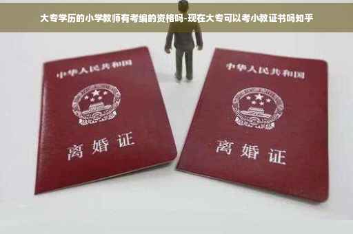 大专学历的小学教师有考编的资格吗-现在大专可以考小教证书吗知乎