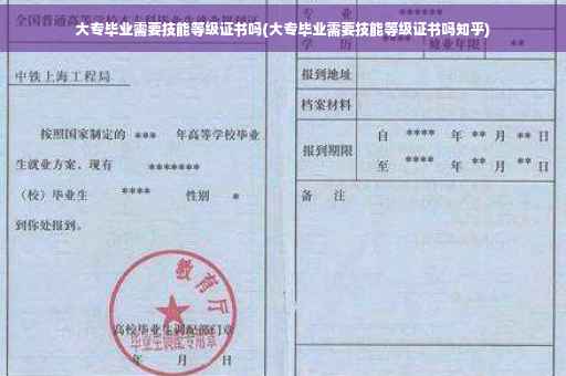 大专毕业需要技能等级证书吗(大专毕业需要技能等级证书吗知乎)