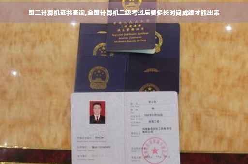国二计算机证书查询,全国计算机二级考过后要多长时间成绩才能出来
