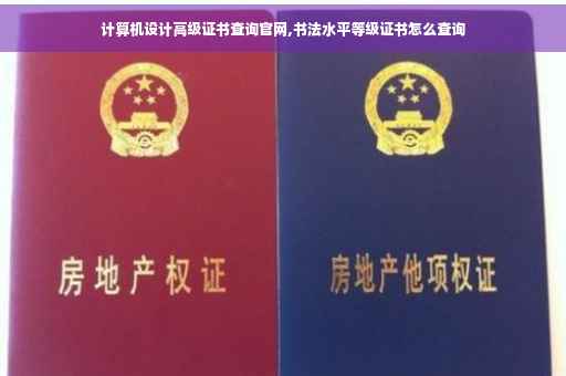 计算机设计高级证书查询官网,书法水平等级证书怎么查询