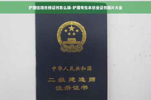 护理住培合格证书怎么填-护理专生本毕业证书图片大全