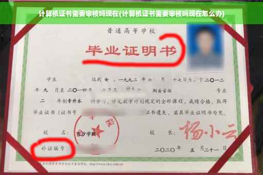 计算机证书需要审核吗现在(计算机证书需要审核吗现在怎么办)