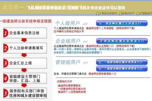 飞机维修师要考哪些证-河南修飞机大专毕业证书可以用吗