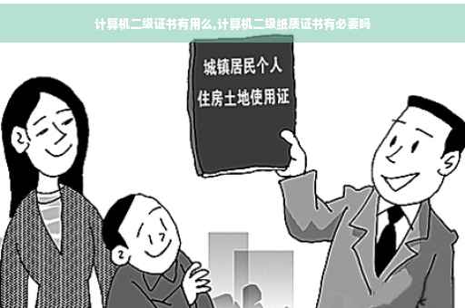 计算机二级证书有用么,计算机二级纸质证书有必要吗