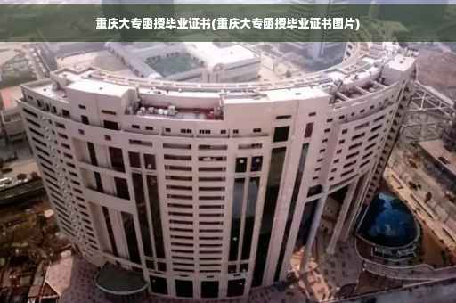 重庆大专函授毕业证书(重庆大专函授毕业证书图片)