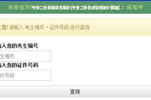 宁乡二中毕业证书图片(宁乡二中毕业证书图片高清)