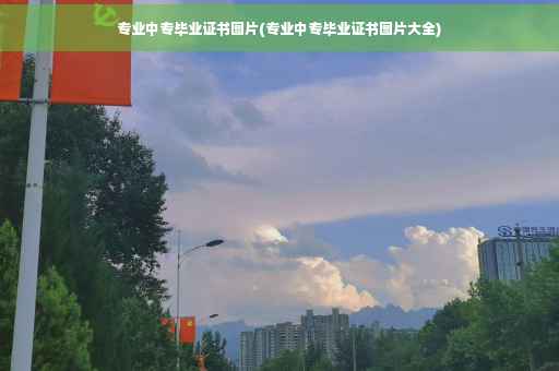 专业中专毕业证书图片(专业中专毕业证书图片大全)