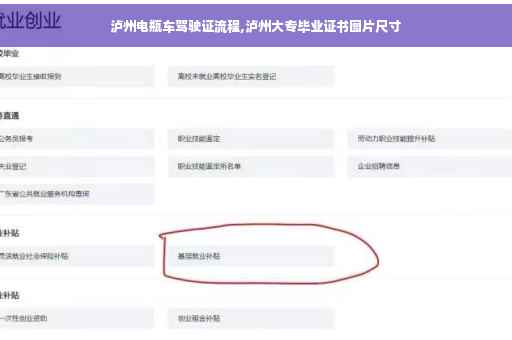 泸州电瓶车驾驶证流程,泸州大专毕业证书图片尺寸