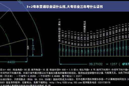 3+2专本贯通毕业证什么样,大专毕业三年考什么证书