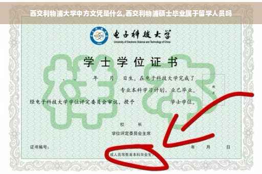 西交利物浦大学中方文凭是什么,西交利物浦硕士毕业属于留学人员吗
