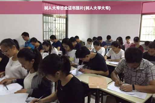 树人大专毕业证书图片(树人大学大专)