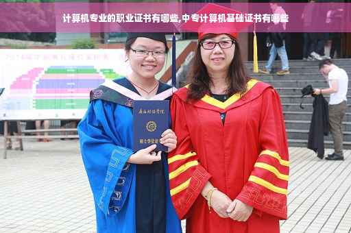 计算机专业的职业证书有哪些,中专计算机基础证书有哪些