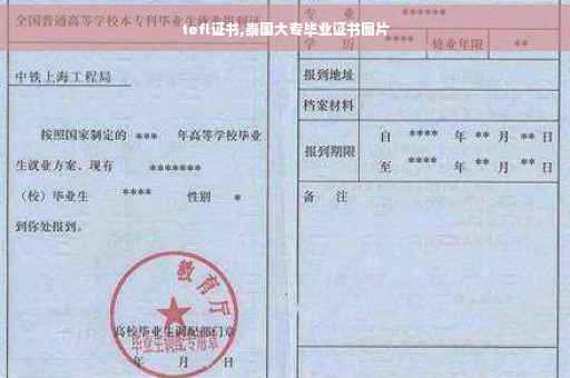 tefl证书,泰国大专毕业证书图片