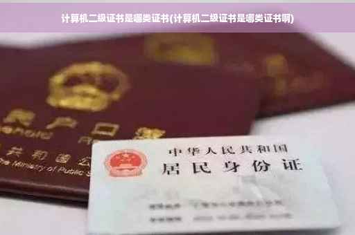 计算机二级证书是哪类证书(计算机二级证书是哪类证书啊)