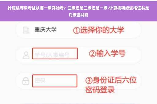 计算机等级考试从哪一级开始考？三级还是二级还是一级-计算机初级资格证书是几级证书啊