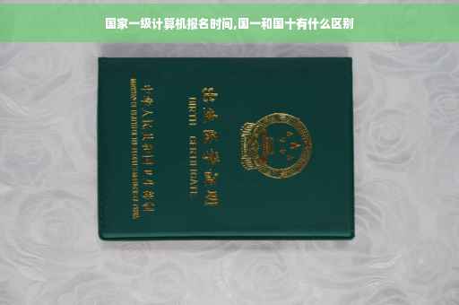 国家一级计算机报名时间,国一和国十有什么区别
