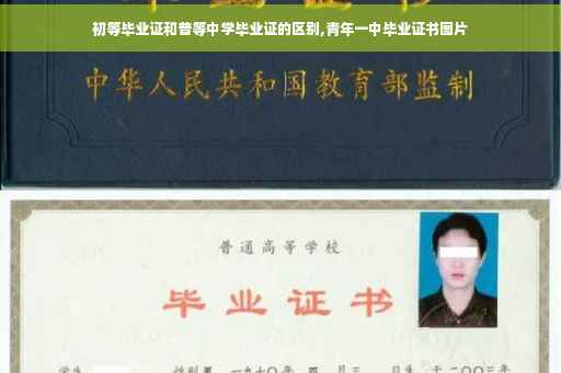 初等毕业证和普等中学毕业证的区别,青年一中毕业证书图片