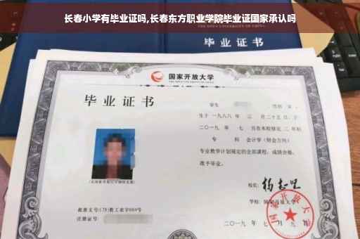 长春小学有毕业证吗,长春东方职业学院毕业证国家承认吗
