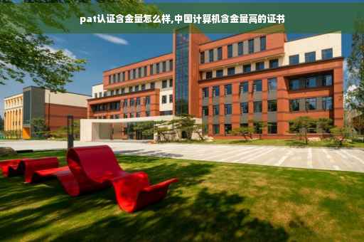 pat认证含金量怎么样,中国计算机含金量高的证书