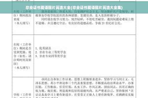 毕业证书藏语图片高清大全(毕业证书藏语图片高清大全集)