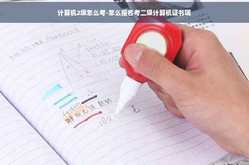 计算机2级怎么考-怎么报名考二级计算机证书呢