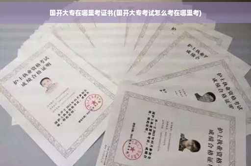 国开大专在哪里考证书(国开大专考试怎么考在哪里考)