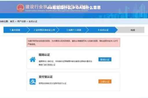 oa地址是什么,P OA是什么意思