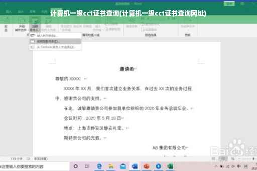 计算机一级cct证书查询(计算机一级cct证书查询网址)