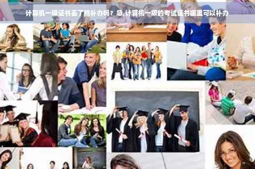 计算机一级证书丢了能补办吗？急,计算机一级的考试证书哪里可以补办