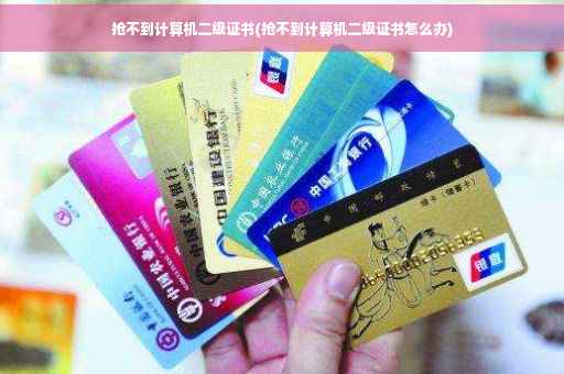 抢不到计算机二级证书(抢不到计算机二级证书怎么办)